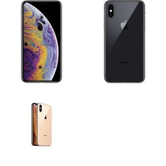 5 Pcs – Apple iPhone Xs – Refurbished (GRADE B – Unlocked) – Models: MT952LL/A, MT8W2LL/A, MT972LL/A