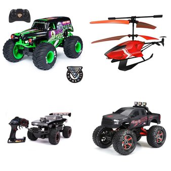 Pallet – 45 Pcs – Vehicles, Trains & RC, Action Figures, Dolls – Customer Returns – New Bright, Adventure Force, Monster Jam, The Fast and the Furious