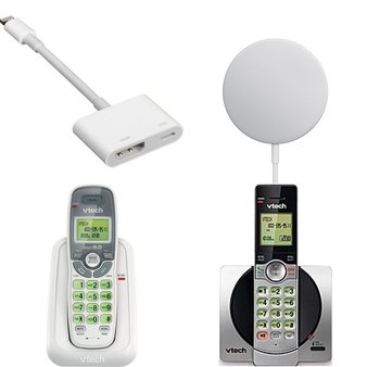 DAILY DEAL! 1 Pallet – 570 Pcs – Apple iPad, Cordless / Corded Phones, Other, Cases – Untested Customer Returns – Apple, VTECH, onn., Onn