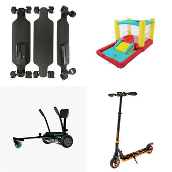 Pallet – 29 Pcs – Powered, Outdoor Play, Vehicles, Trains & RC, Pretend & Dress-Up – Customer Returns – Razor, Play Day, Razor Power Core, Shark Wheel