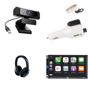 20 Pcs – Stereos, Handsfree, Other, Accessories – Customer Returns – j5create, Dual Electronics, Scosche, Razer