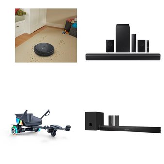 Pallet – 28 Pcs – Speakers, Vacuums, DVD & Blu-ray Players, Not Powered – Customer Returns – Hoover, Onn, Samsung, iRobot