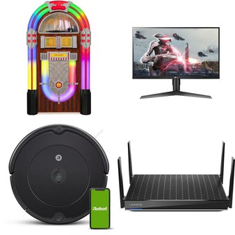 Flash Sale! 2 Pallets- 54 Pcs – Speakers, Monitors, Vacuums, Power – Customer Returns – onn., Samsung, Hoover, LG