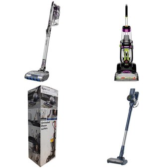 Pallet – 17 Pcs – Vacuums – Damaged / Missing Parts / Tested NOT WORKING – Shark, Hoover, iRobot, Bissell