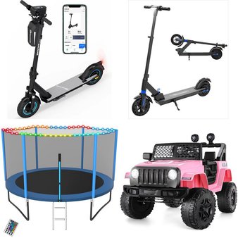 Pallet – 10 Pcs – Trampolines, Outdoor Sports, Powered, Vehicles – Customer Returns – YORIN, iFanze, EVERCROSS, Funcid