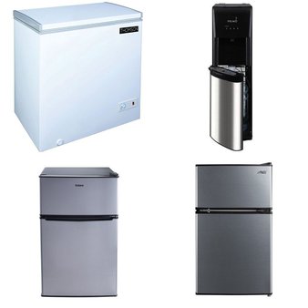 Pallet – 7 Pcs – Refrigerators, Bar Refrigerators & Water Coolers, Freezers – Customer Returns – Galanz, Arctic King, Frigidaire, Primo