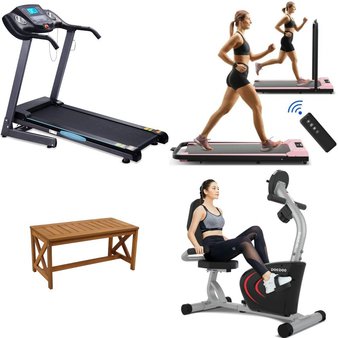 Pallet – 14 Pcs – Exercise & Fitness, Vehicles, Unsorted, Patio – Customer Returns – Funcid, MaxKare, UHOMEPRO, OUSGAR
