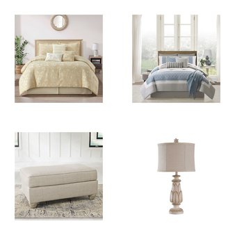 3 Pallets – 343 Pcs – Curtains & Window Coverings, Decor, Sheets, Pillowcases & Bed Skirts, Blankets, Throws & Quilts – Like New or New Customer Returns – JC Penney