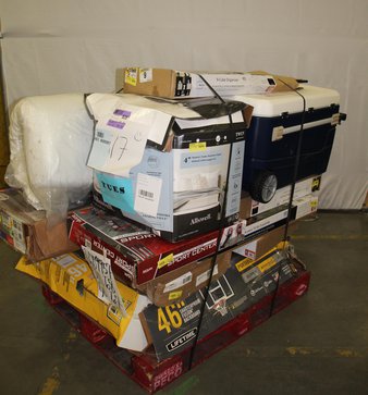 Pallet – 12 Pcs – Office, Covers, Mattress Pads & Toppers – Customer Returns – Mainstay’s, Lifetime, Majik