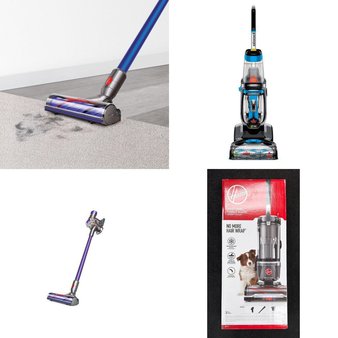 Pallet – 13 Pcs – Vacuums – Damaged / Missing Parts / Tested NOT WORKING – Bissell, Hoover, Dyson, Shark