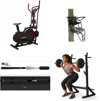 Pallet – 11 Pcs – Exercise & Fitness, Outdoor Sports, Golf – Customer Returns – FitRx, Impex Fitness, Ozark Trail, Igloo