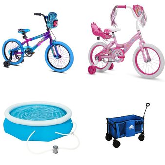 Pallet – 20 Pcs – Cycling & Bicycles, Vacuums, TV Stands, Wall Mounts & Entertainment Centers, Office – Overstock – Huffy, Bissell, onn.