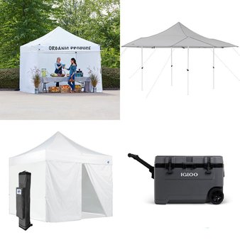 Pallet – 17 Pcs – Camping & Hiking, Patio – Customer Returns – Ozark Trail, Coleman, E-Z UP, The Coleman Company, Inc.