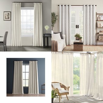 Pallet – 252 Pcs – Decor, Curtains & Window Coverings – Mixed Conditions – Private Label Home Goods, Eclipse, Fieldcrest, Waverly