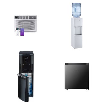 Pallet – 13 Pcs – Freezers, Bar Refrigerators & Water Coolers, Air Conditioners – Customer Returns – HISENSE, Primo Water, WhizMax
