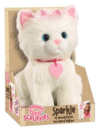 90 Pcs – Animagic Sparkle My Glowing Kitten Plush Soft Toy, Basic Plush – New – Retail Ready