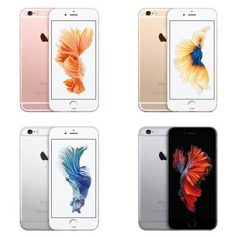 12 Pcs – Apple iPhone 6S 16GB – Brand New – Unlocked – Models: MKQM2VC/A, MKRD2LL/A – T, MKRE2LL/A – B, MKRC2LL/A – T – Smartphones