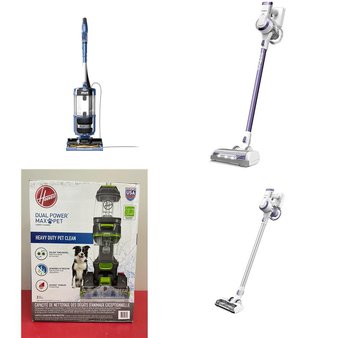 Pallet – 10 Pcs – Vacuums – Customer Returns – Hoover, Tineco, Shark, Hart