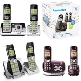 29 Pcs – Cordless Home Phones – Refurbished (GRADE C) – VTECH, Panasonic, AT&T