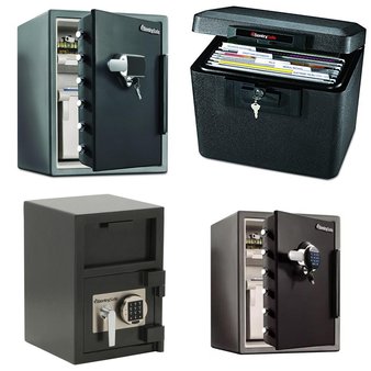 CYBER MONDAY CLEARANCE! Pallet – 10 Pcs – Home Security & Safety, Safes – Customer Returns – SentrySafe