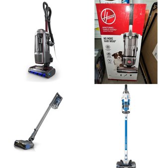 Pallet – 17 Pcs – Vacuums – Overstock – Bissell, Shark, Dirt Devil