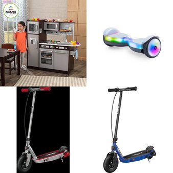 CLEARANCE! Pallet – 14 Pcs – Powered, Unsorted, Outdoor Play, Pretend & Dress-Up – Customer Returns – Razor Power Core, Razor, Jetson, Little Tikes