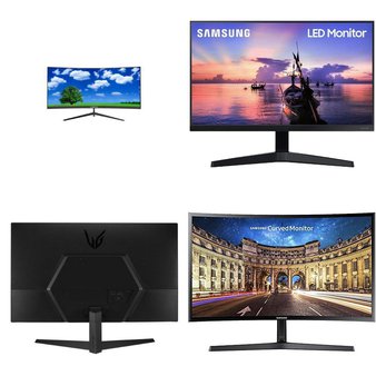 6 Pallets – 158 Pcs – Monitors – Customer Returns – Onn, LG, ACER, Samsung