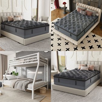 1 Pallet – 14 Pcs – Mattresses, Living Room – Overstock – Behost, Amolife, Mainstays