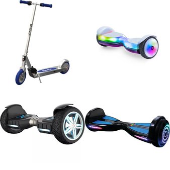 Pallet – 20 Pcs – Powered, Unsorted, Dolls – Customer Returns – Hover-1, Razor, Razor Power Core, Jetson