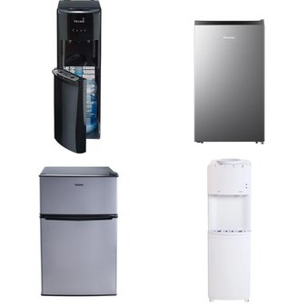 Pallet – 5 Pcs – Bar Refrigerators & Water Coolers – Customer Returns – Primo Water, HISENSE, Galanz, Great Value