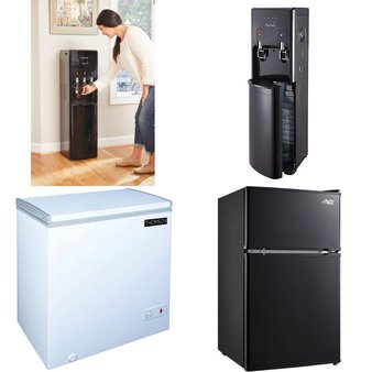 Pallet – 8 Pcs – Bar Refrigerators & Water Coolers, Freezers, Refrigerators – Customer Returns – Primo, Arctic King, Galanz, Thomson