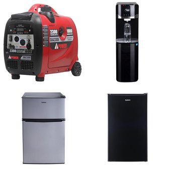 Pallet – 8 Pcs – Bar Refrigerators & Water Coolers, Generators, Refrigerators, Fireplaces – Customer Returns – Galanz, A-iPower, Great Value, ChimneyFree