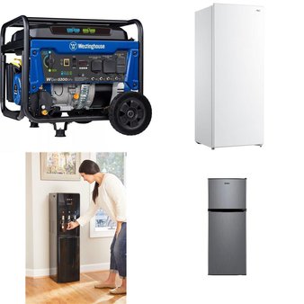 Pallet – 7 Pcs – Refrigerators, Freezers, Bar Refrigerators & Water Coolers, Generators – Customer Returns – Arctic King, Galanz, Primo, WESTINGHOUSE