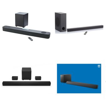 Pallet – 19 Pcs – Speakers – Customer Returns – onn., Philips, VIZIO, Onn