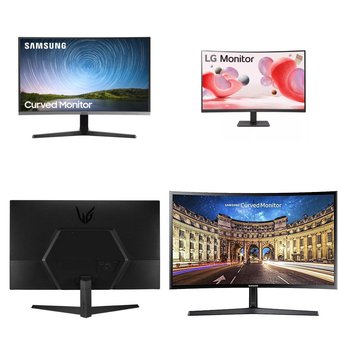 6 Pallets – 172 Pcs – Monitors – Customer Returns – Onn, LG, Samsung, ACER