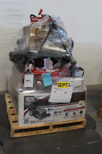 Pallet – 13 Pcs – Mowers, Power Tools – Customer Returns – Murray, Hyper Tough