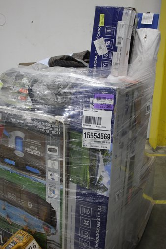 3 Pallets – 25 Pcs – Automotive Accessories, Camping & Hiking, Patio – Untested Customer Returns – Walmart
