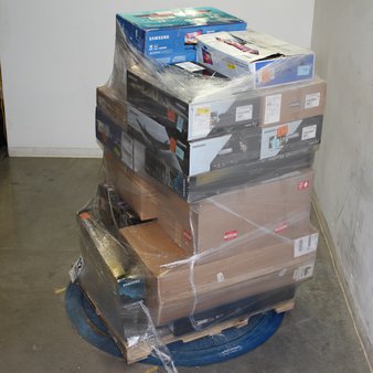 3 Pallets – 58 Pcs – Monitors – Damaged / Missing Parts / Tested NOT WORKING – MSI, Samsung, LG, onn.