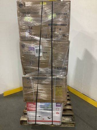 3 Pallets – 24 Pcs – Air Conditioners – Untested Customer Returns – Major Retailer