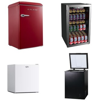 Pallet – 22 Pcs – Laundry, Freezers – Open Box Customer Returns – CONAIR, BLACK & DECKER, Arctic King, Frigidaire Professional