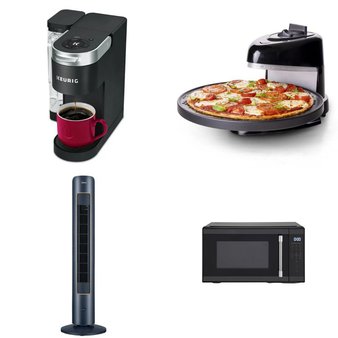 Pallet – 36 Pcs – Food Processors, Blenders, Mixers & Ice Cream Makers, Toasters & Ovens, Microwaves, Kitchen & Dining – Overstock – Hamilton Beach, Gourmia, Mainstays