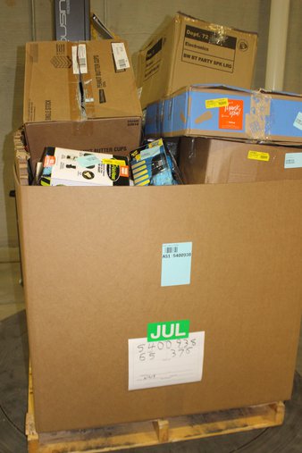 Pallet – 34 Pcs – Accessories – Customer Returns – Flexon, Flex, Americana