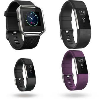 35 Pcs – Fitbit Activity & Sleep Trackers – Refurbished (GRADE C) – Models: FB407SBKL, 8132746, FB407SPMS-WMT, FB502SBKS