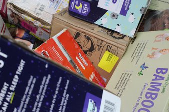 Pallet – 46 Pcs – Diapers & Wipes – Customer Returns – Huggies, Pampers, Bambo Nature, Baby Dove