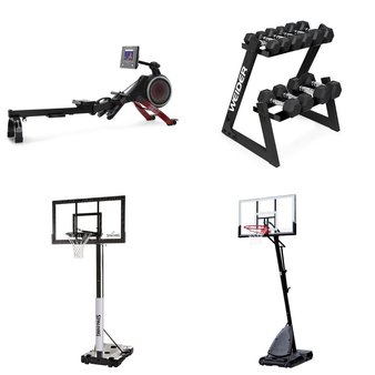 Pallet – 7 Pcs – Exercise & Fitness, Outdoor Sports – Customer Returns – Weider, Spalding, ProForm, Health Gear