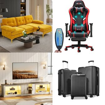 Pallet – 15 Pcs – Unsorted, Luggage, Bedroom, TV Stands, Wall Mounts & Entertainment Centers – Customer Returns – Travelhouse, Bestier, DXlife, ELENKER