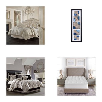 6 Pallets – 529 Pcs – Curtains & Window Coverings, Decor, Bedding Sets, Sheets, Pillowcases & Bed Skirts – Like New or New Customer Returns – JC Penney