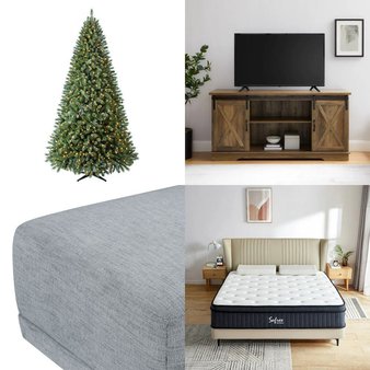 Pallet – 15 Pcs – Bedroom, Mattresses, Office, Decor – Overstock – Mainstays, Bestier, NapQueen