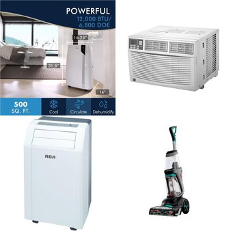 Pallet – 22 Pcs – Kitchen & Dining, Vacuums, Air Conditioners – Open Box Customer Returns – Keurig, Hamilton Beach, Bissell, RCA
