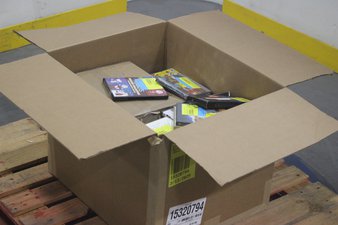 1 Parcel Box – 148 Pcs – DVD Discs, Blu-ray Discs, Cases, Sony – NEW/SEALED Products – Walmart
